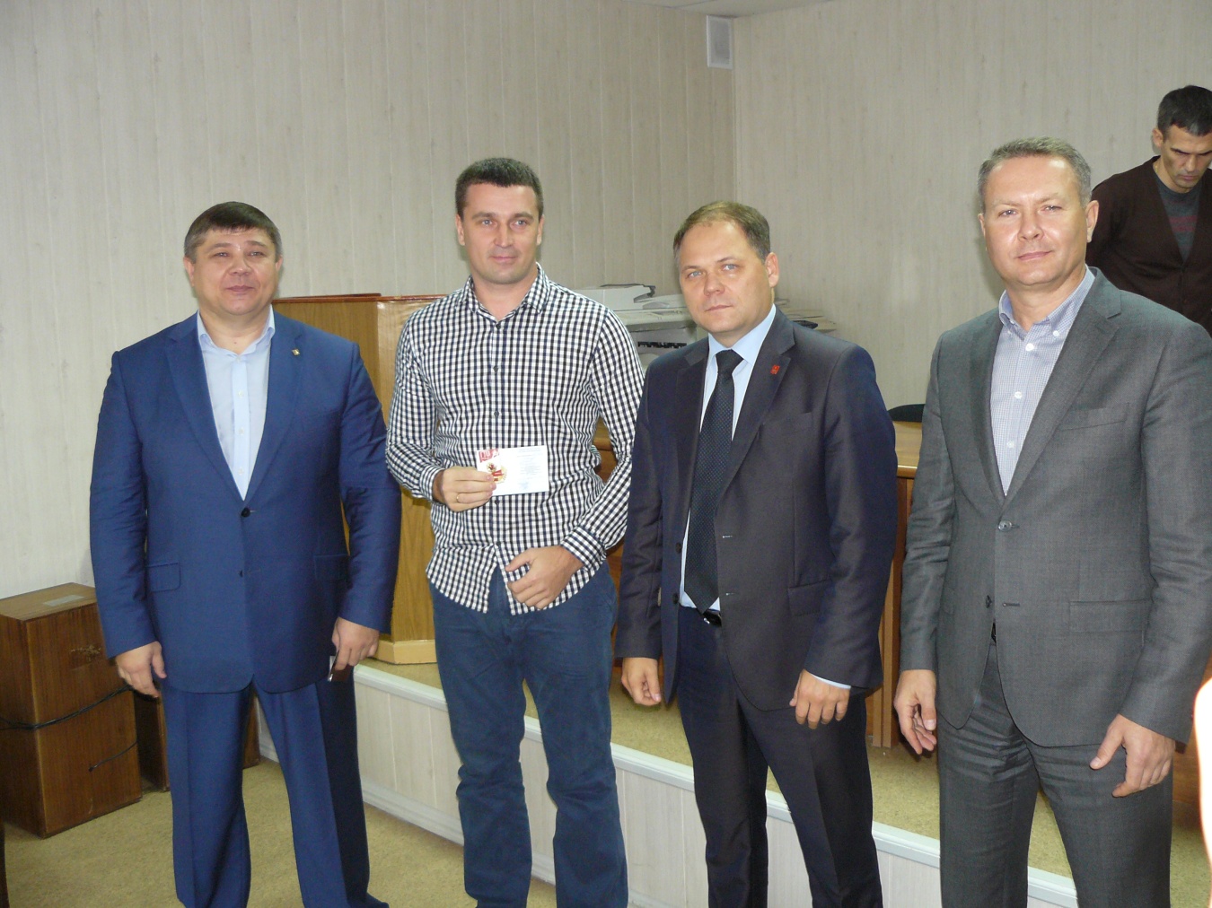 Вручение знаков ГТО