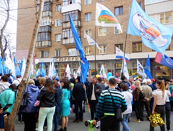 Фоторепортаж с первомайского шествия