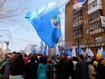 Фоторепортаж с первомайского шествия