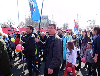 Фоторепортаж с первомайского шествия