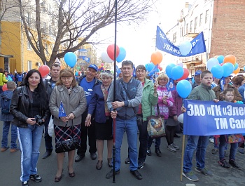 Фоторепортаж с первомайского шествия