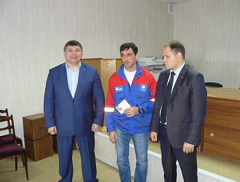 Вручение знаков ГТО