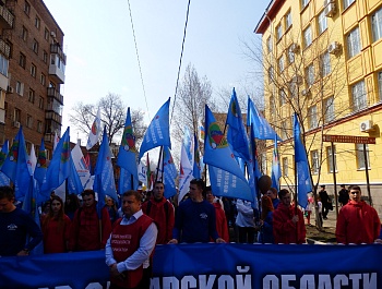 Фоторепортаж с первомайского шествия